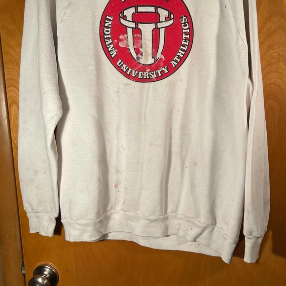 Vintage I Support Indiana University Athletics‎ IU Hoosiers Sweater XL USA - Picture 3 of 9